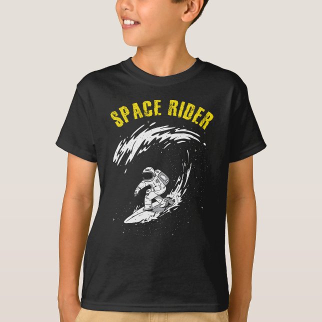 Camiseta Surfista Astronauta Espacial (Frente)