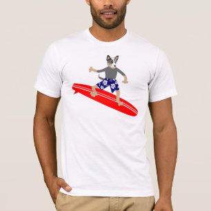 Camiseta Surfista australiano do cão do gado