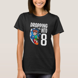 Camiseta Surfista Caindo Em 8 Garoto Surfista Navegando