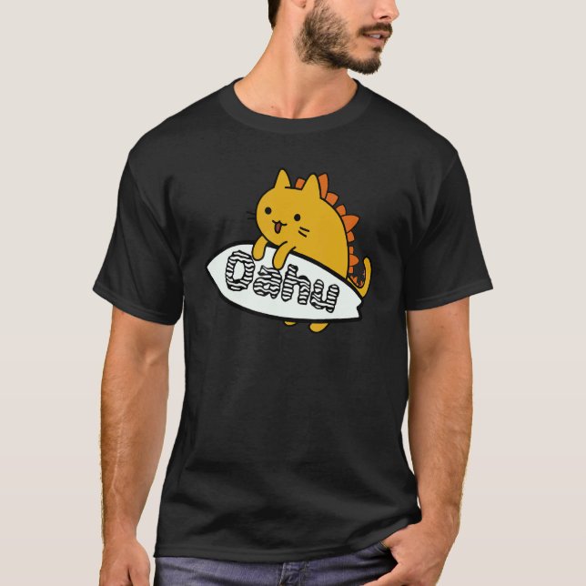 Camiseta Surfista catzilla Oahu (Frente)