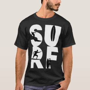 Camiseta Surfista Com Pranchas De Surfe No Cavaleiro De Ond