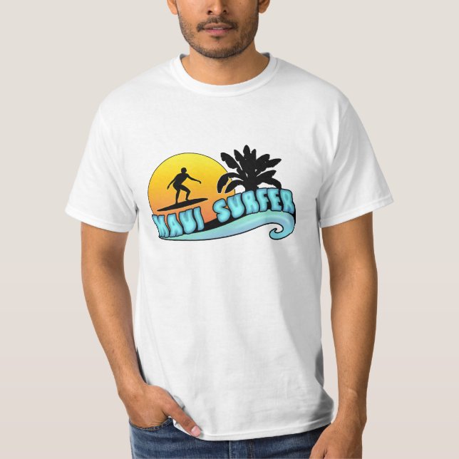 Camiseta Surfista de Maui (Frente)
