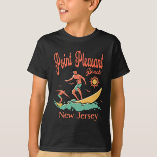 Camiseta Surfista de Nova Jersey Point Pleasant Beach Nj Su