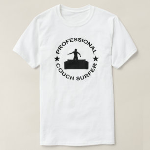Camiseta Surfista de sofá profissional