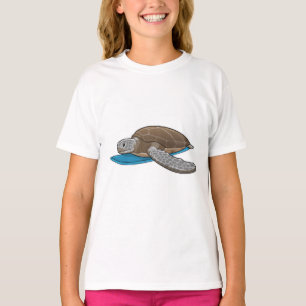 Camiseta Surfista de Tartaruga