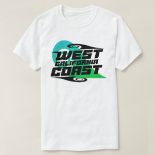 Camiseta Surfista de Verão surf da Califórnia na costa oest