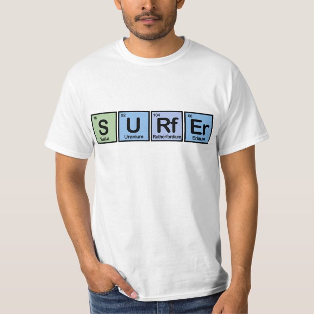 Camiseta Surfista feito dos elementos (Frente)