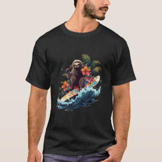Camiseta Surfista preguiçoso de surfe de deslizamento de ne