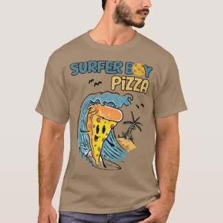 Camiseta surfista retro pizza boy