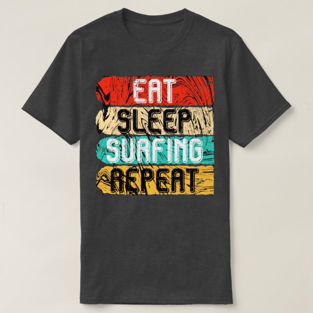 Camiseta Surfista Retrovisor de navegação no sono (Frente do Design)