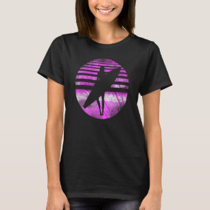 Camiseta Surfista surfboard Sunset Palm Tree