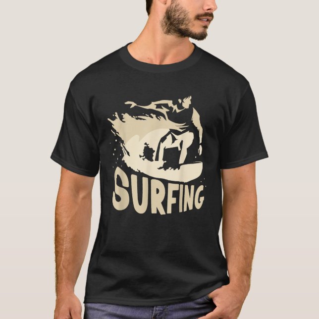 Camiseta Surfista Surfboard Surf Sayings Surfboard (Frente)