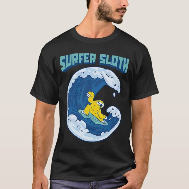 Camiseta Surfista Surfrider Onda Surfboard Surfboard Lama (Frente)