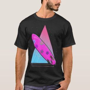 Camiseta Surfista Tropical 90s Vaporwave Watersport