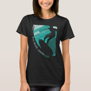Camiseta Surfistas Blue Tube Wave Rider Sketch