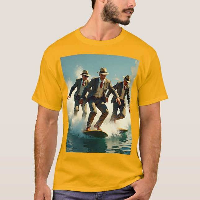 Camiseta Surfistas de naipe (Frente)