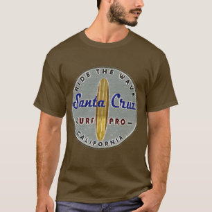 Camiseta Surfistas Papais noeis Cruz Vintage com traços