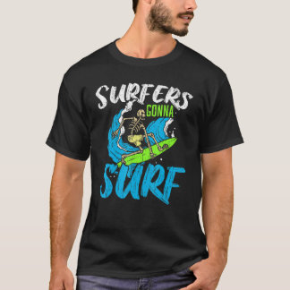 Camiseta Surfistas vão Surf surfboard surfing Water Sport B
