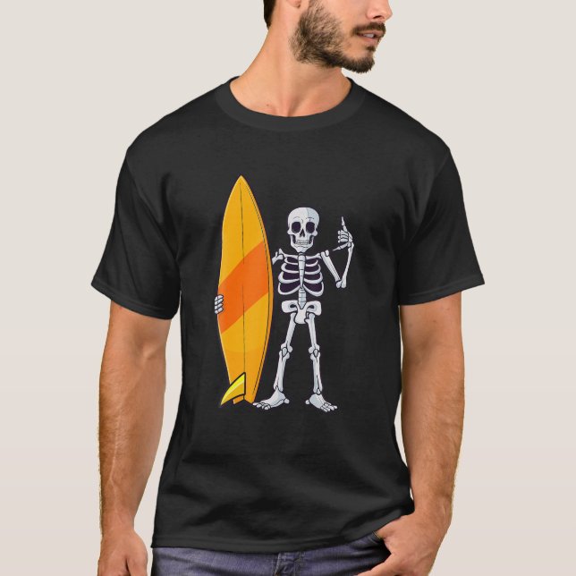 Camiseta Surfs do Halloween Themed Halloween (Frente)