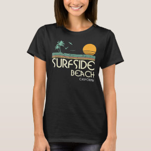 Camiseta Surfside Beach California - Retro Vintage