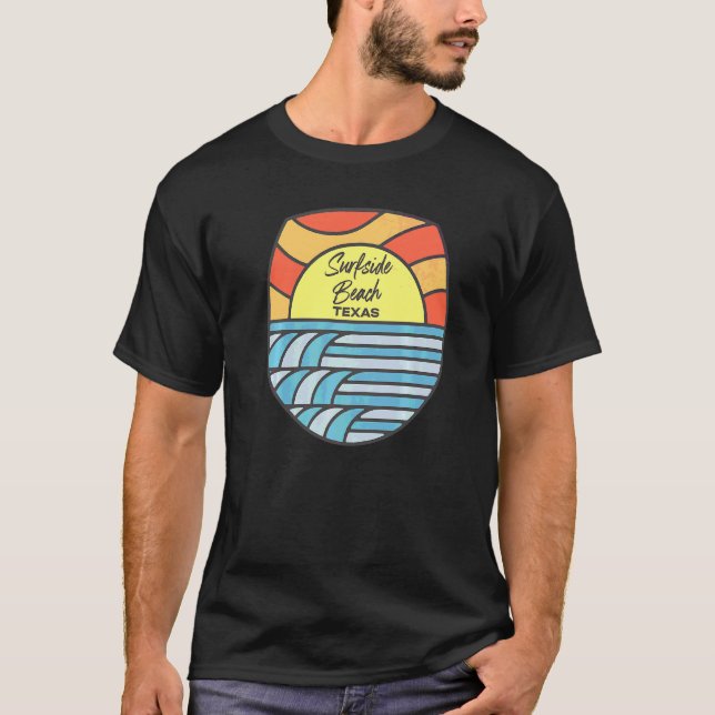 Camiseta Surfside Beach Texas Tx Atlantic Sunrise (Frente)