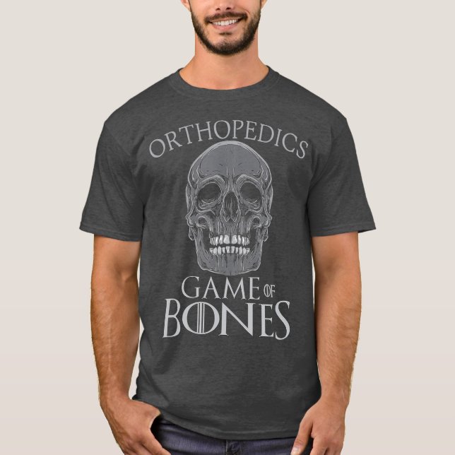 Camiseta Surgião Ortopedico Engraçado Jogo De Humor Osso (Frente)