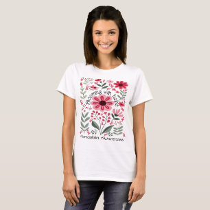 Camiseta Surgindo com esperança para uma consciência hemofí