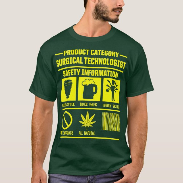 Camiseta Surgist Technologist USA Scrub Tech (Frente)