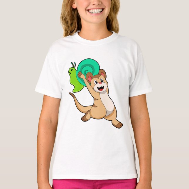 Camiseta Suricata com Caracol.PNG (Frente)