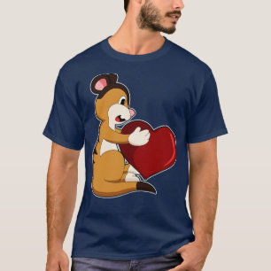 Camiseta Suricata com Coração