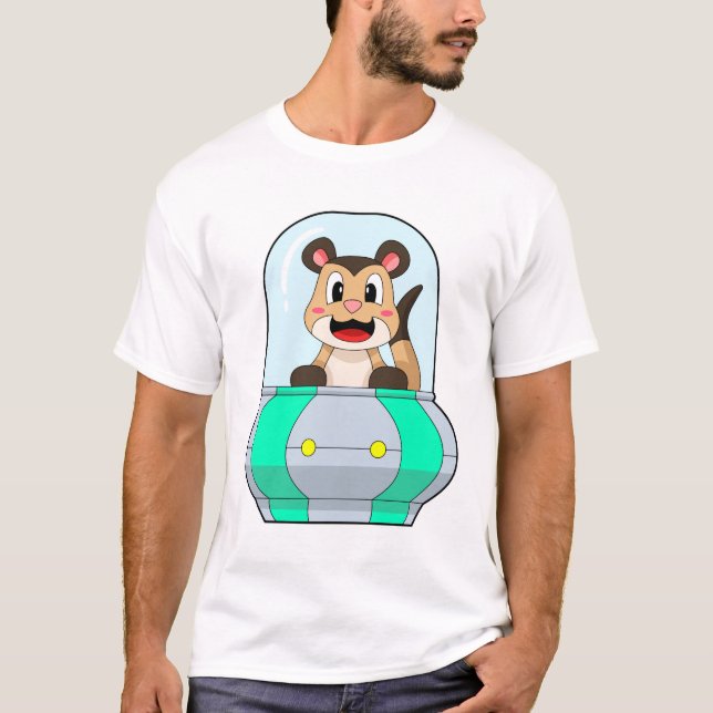 Camiseta Suricata com Submarino (Frente)