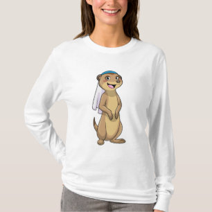 Camiseta Suricata como Noiva com Véu