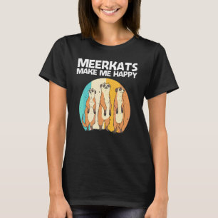 Camiseta Suricata Para Homens Mulheres Retro Vida Selvagem