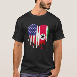 Camiseta Suriname American Patriot Grown Country Derretendo