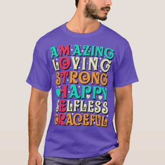 Camiseta Surpreendente citação da mãe inspiradora e amada