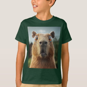 Camiseta Surpresa com Capybara Close-up