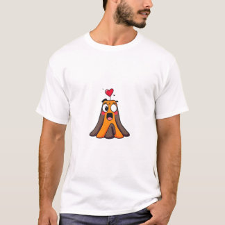 Camiseta Surpresa com o amor vulcânico