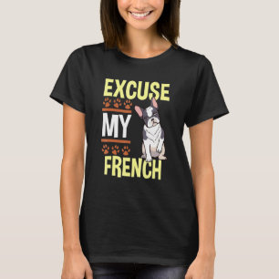 Camiseta Surpresa do Bulldog Animal Rescuure Service Dog