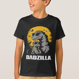 Camiseta Surpresa Do dia de os pais Para O Pai Dino - D
