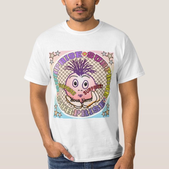 Camiseta Surprised Face  t-shirt (Frente)