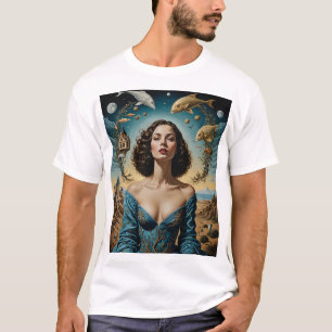 Camiseta Surreal Fantasy Art Elegante T-Shirt