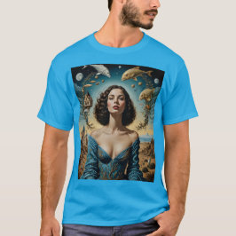 Camiseta Surreal Fantasy Mulher Peixe T-Shirt