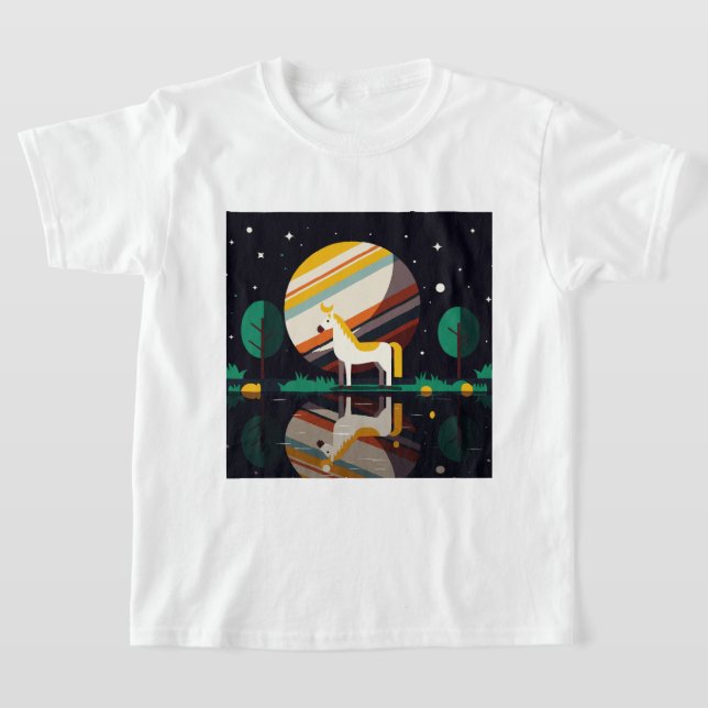 Camiseta Surreal illustration of a horse (Postura )