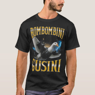 Camiseta Surreal italiano Brainrot Meme Bombombini Gusini F