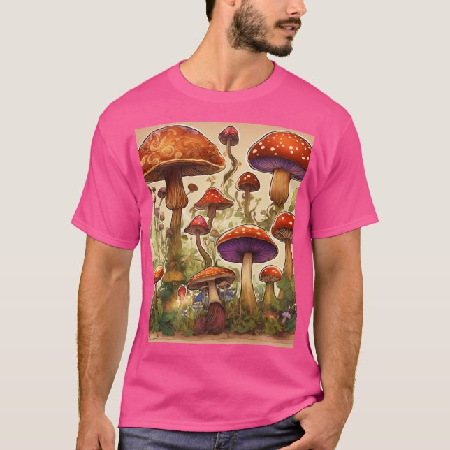 Camiseta Surreal Nature's Embrace t-shirts design  (Frente)