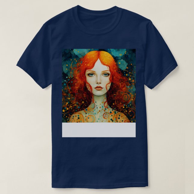 Camiseta Surreal Redhead (Frente do Design)