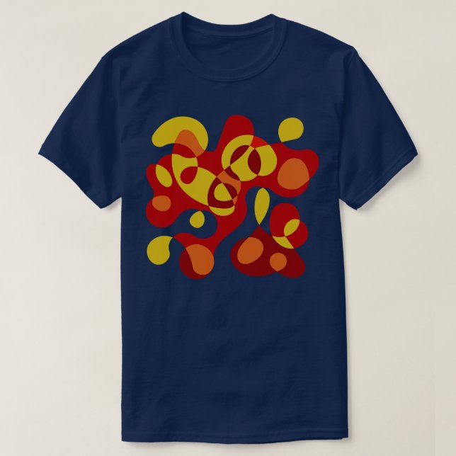 Camiseta Surreal Shapes Miro Inspirado 3 (Frente do Design)