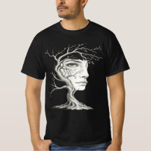 Surreal Tree Face Men's T-Shirt