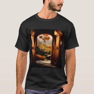 Camiseta Surrealismo de Coruja e Tulipa