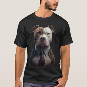 Camiseta Surrealismo Pitbull da Moda Estilo de Pitbull
